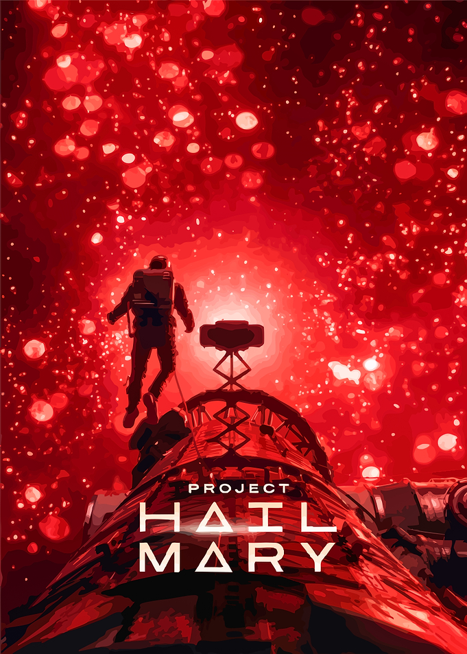 Project Hail Mary Space Poster