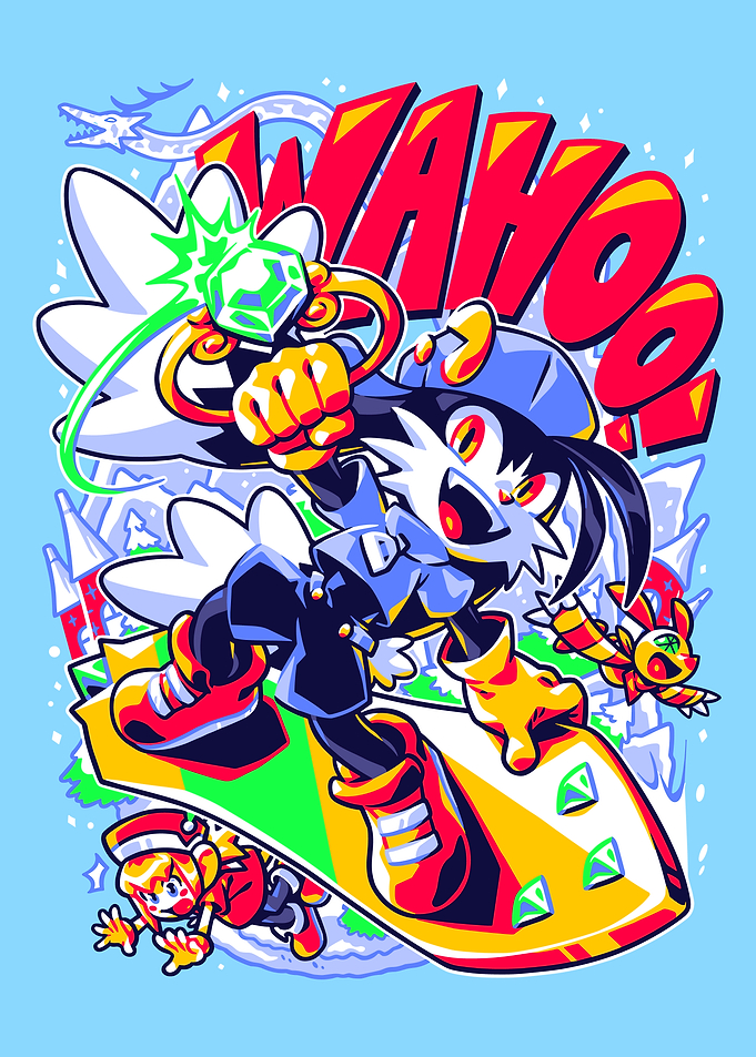 Klonoa Wahoo Snowboarding Adventure