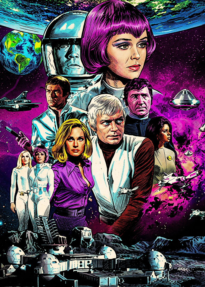 Vintage Space 1999 Sci-Fi Poster