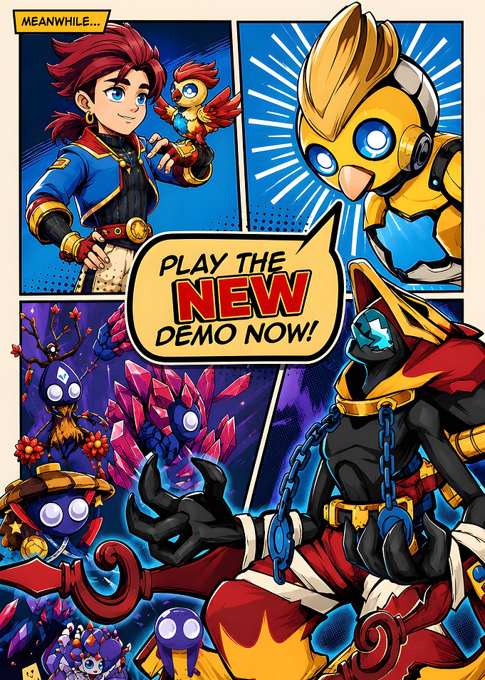 Comic Style Video Game Demo Ad