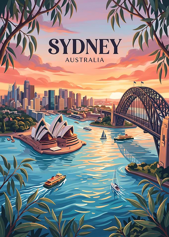 Vibrant Australian Horizon, Sydney
