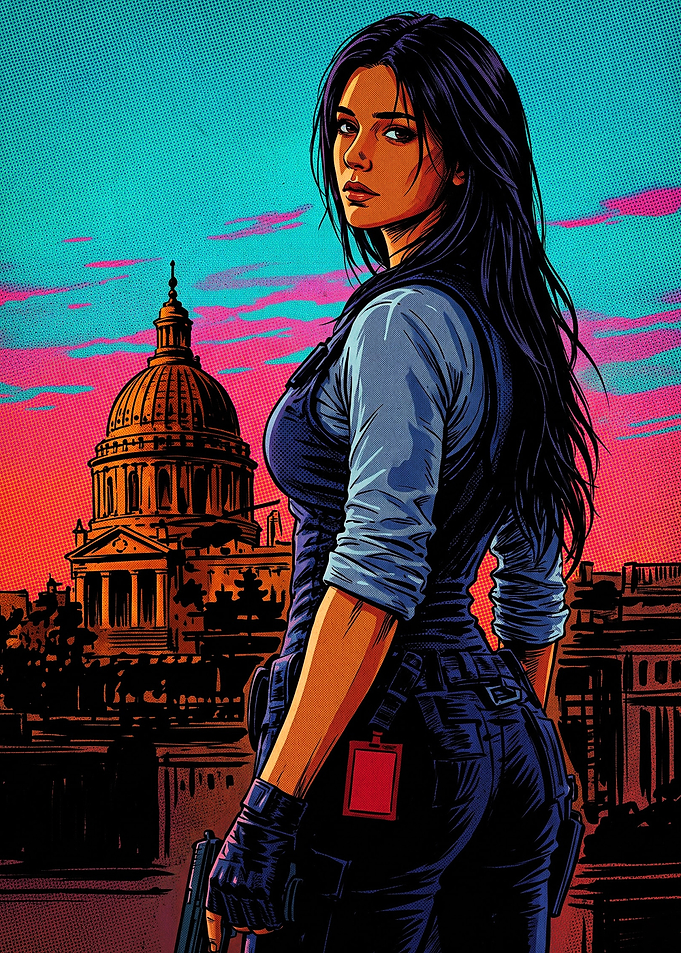 Female Agent at Capitol Building