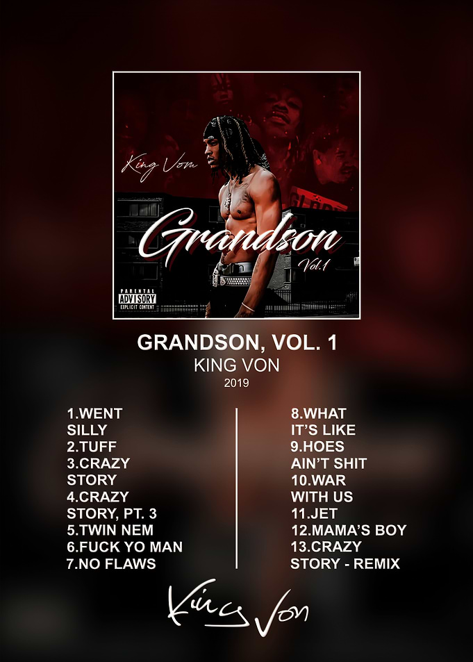 King Von Grandson Vol 1 Poster