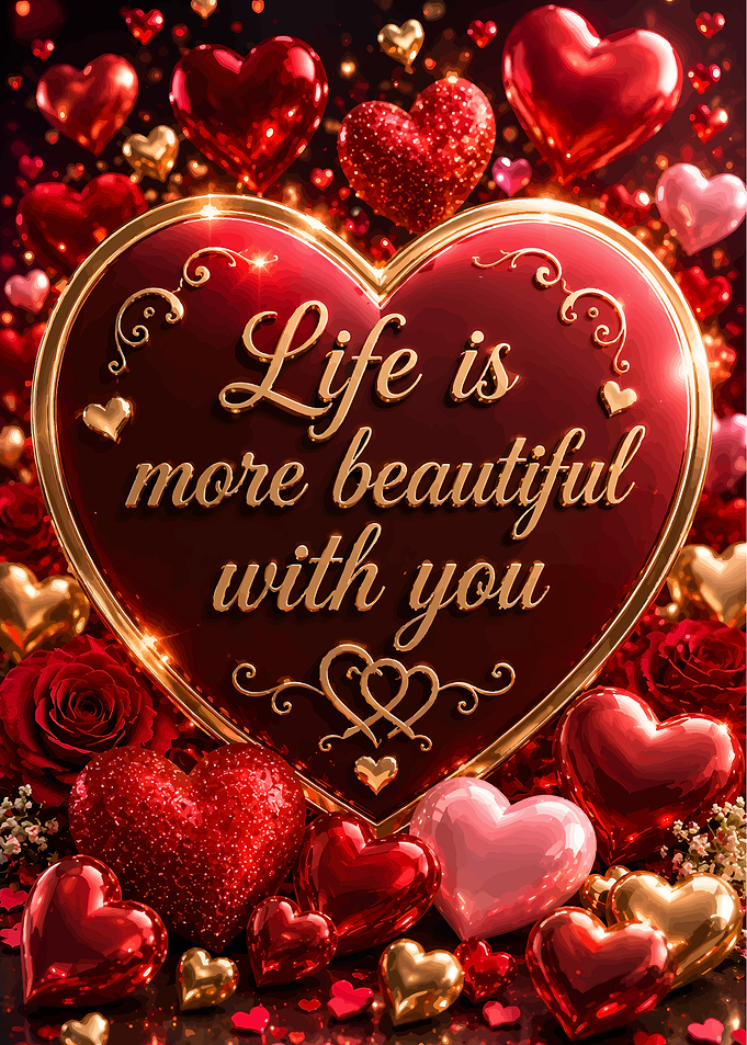 Life is more beautiful with you