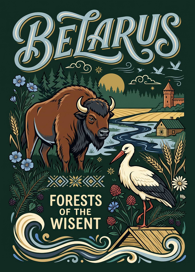 Belarus Forests of the Wisent Poster