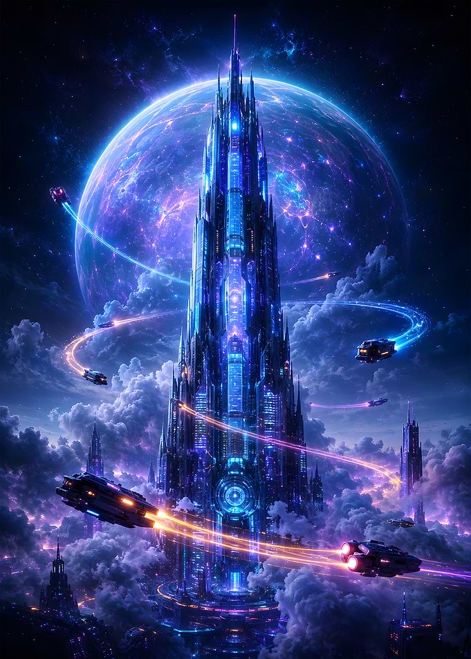 Galactic Cyber City Skyward