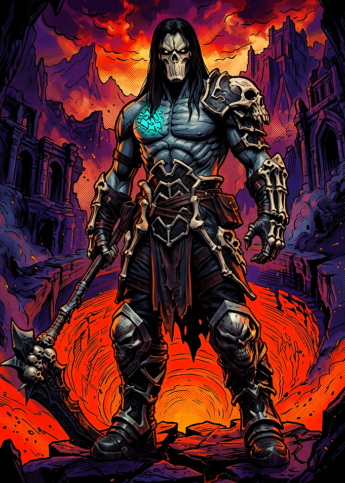 Death from Darksiders Fantasy Warrior