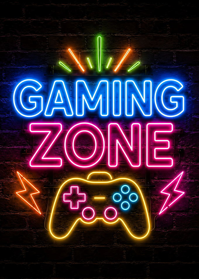 Gaming Zone Neon Sign
