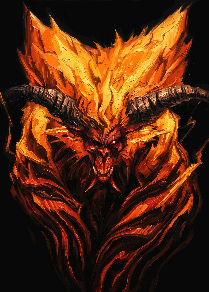 Fanged Demon Human Hunter