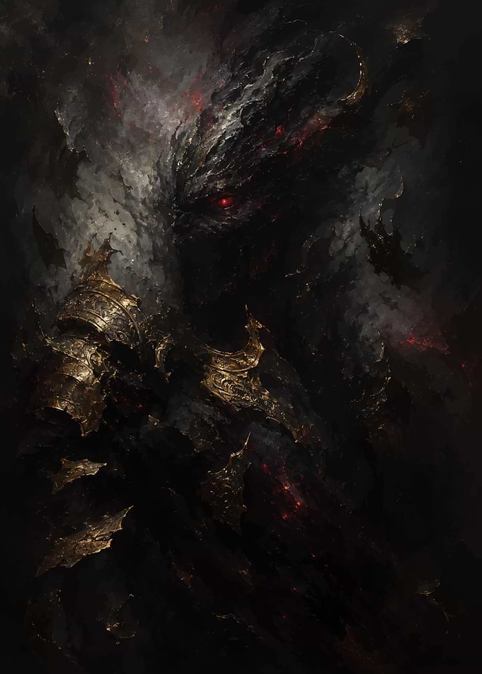 Dark Fantasy Armored Warrior