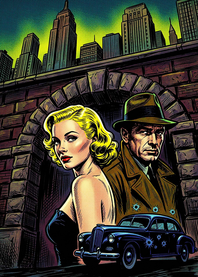 Noir Detective and Femme Fatale