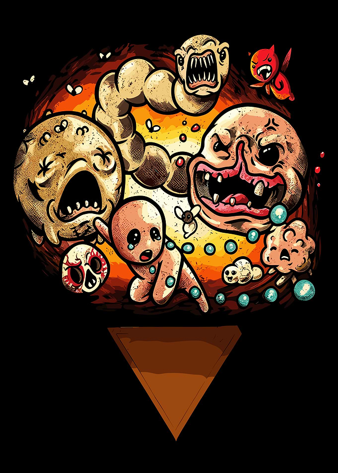 The Binding of Isaac Game Illustration