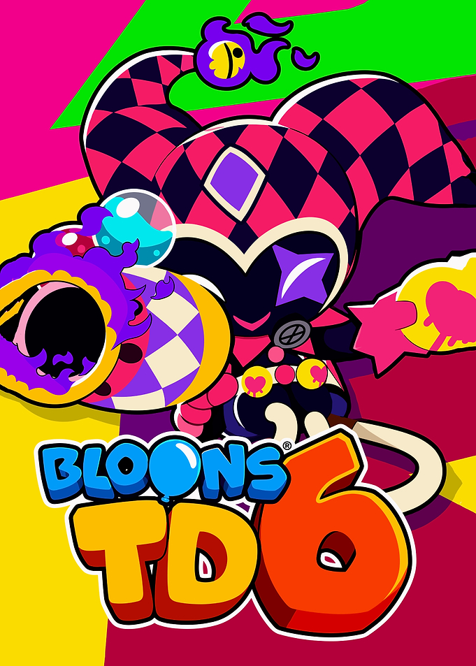 Bloons TD 6 Jester Monkey Poster