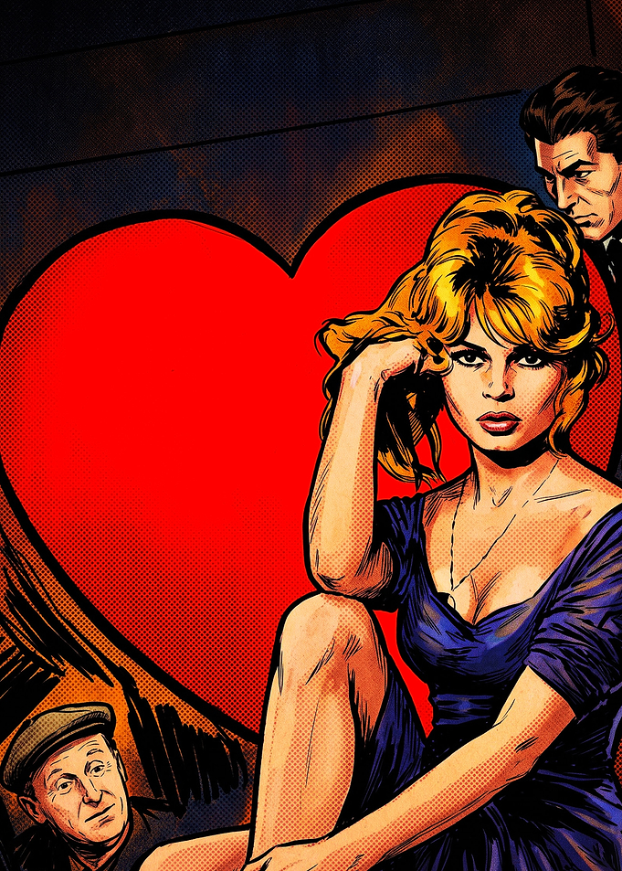 Brigitte Bardot Pop Art Illustration