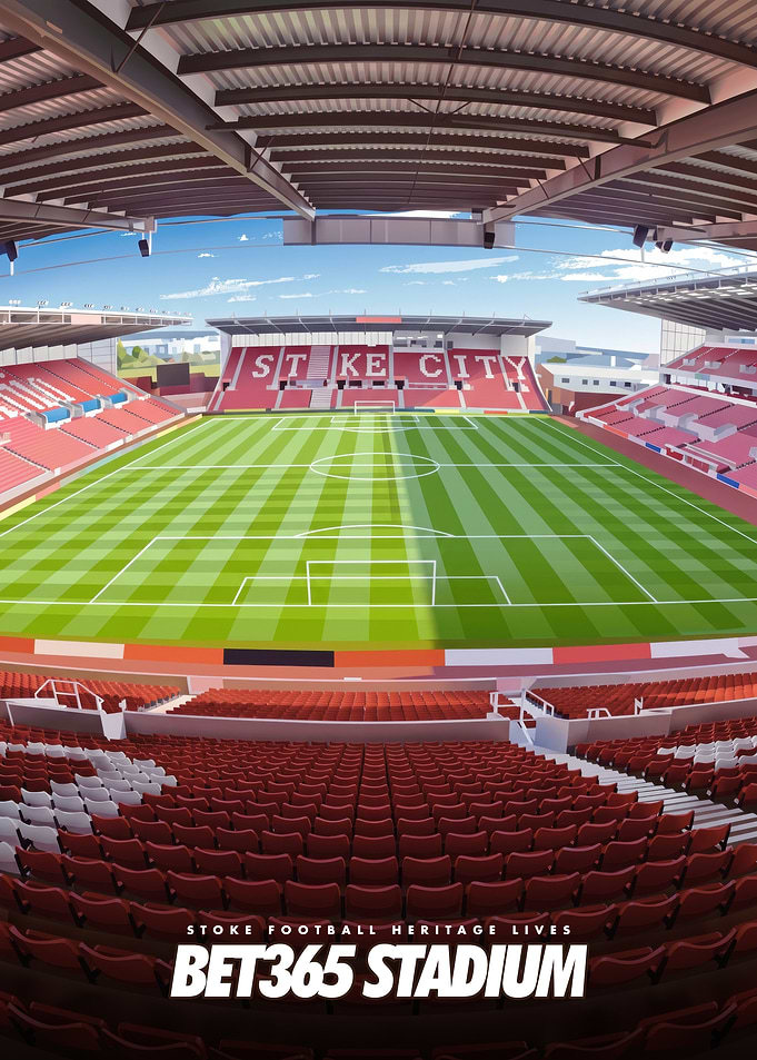 Bet365 Stadium Stoke City Illustration
