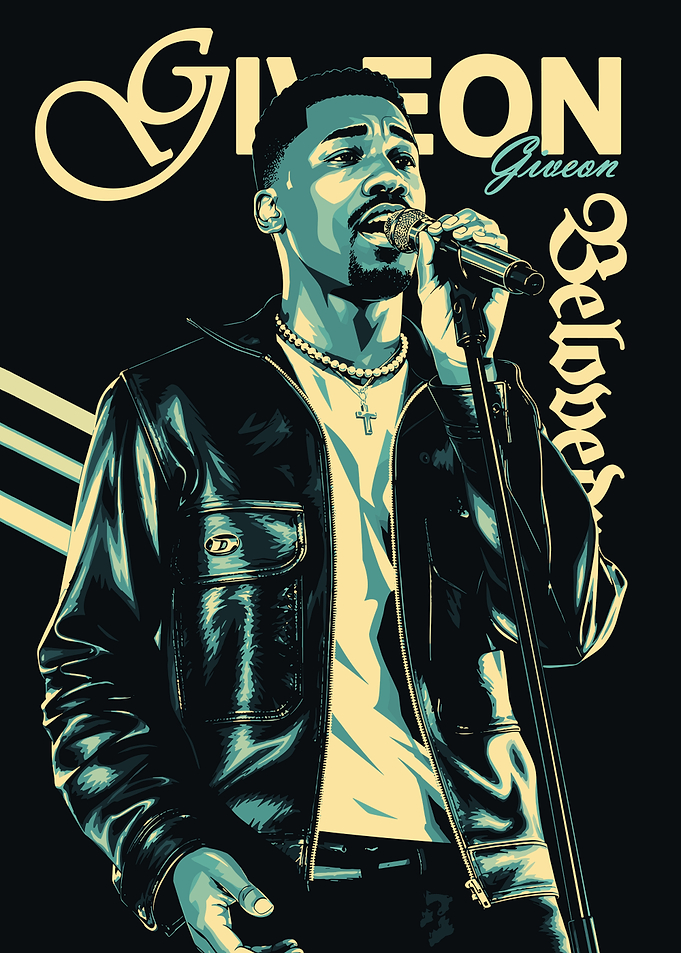 Giveon Singer Portrait Poster