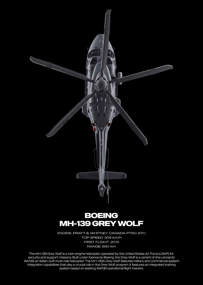 Boeing MH-139 Grey Wolf Helicopter Poster