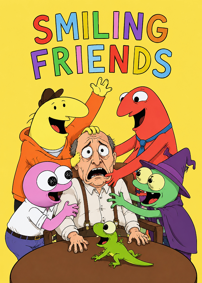 Smiling Friends Cast Poster