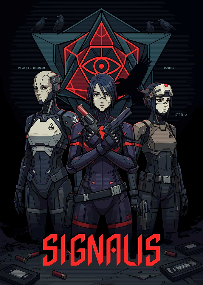 Signalis Game Poster Art