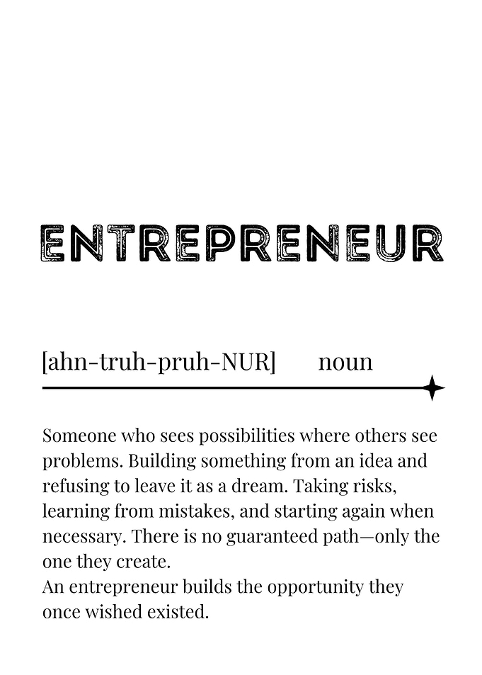 Entrepreneur Definition