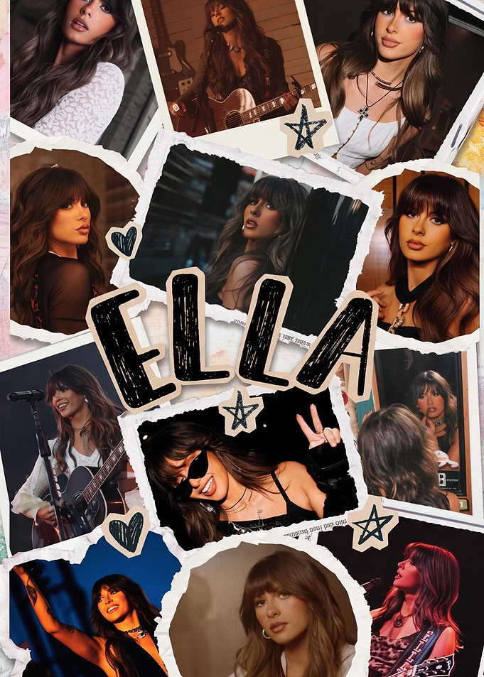 Ella Henderson Photo Collage Poster