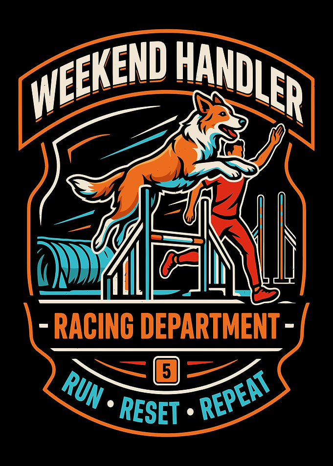 Weekend Handler Dog Agility Graphic