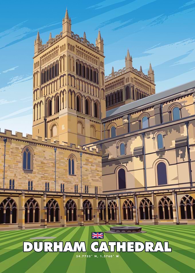 Durham Cathedral Travel Poster