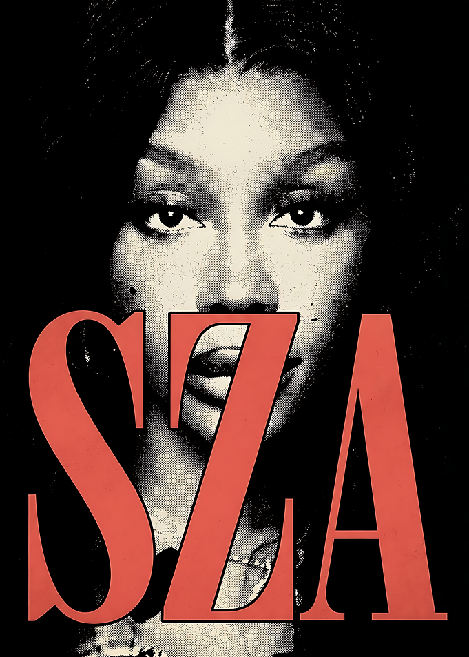 SZA Portrait Poster