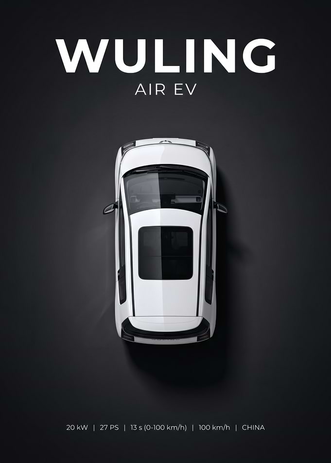 Wuling Air EV Minimalist Poster