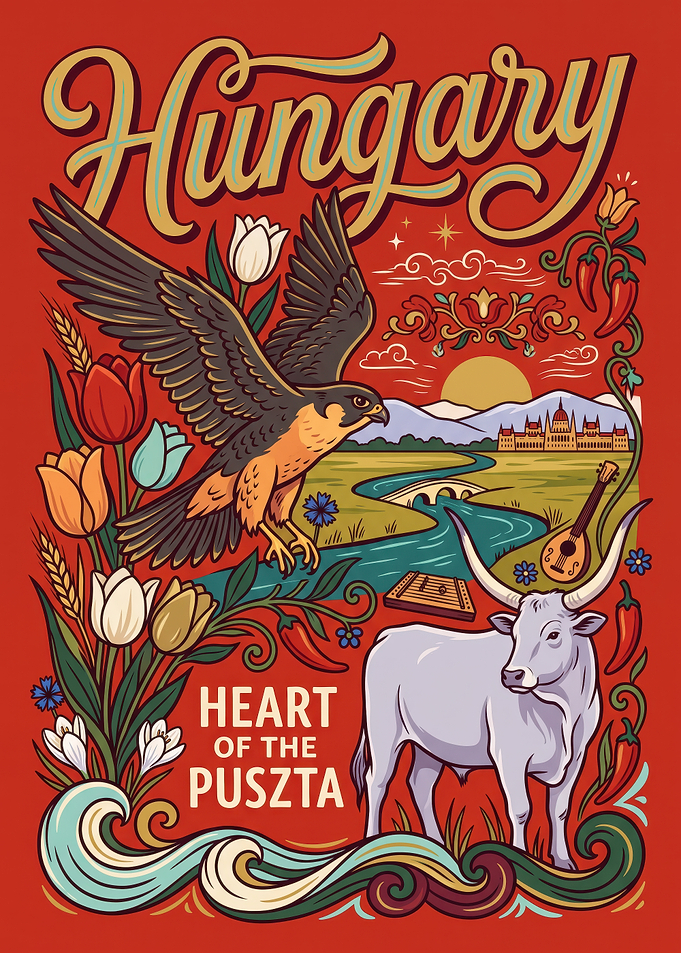 Hungary Heart of the Puszta Poster