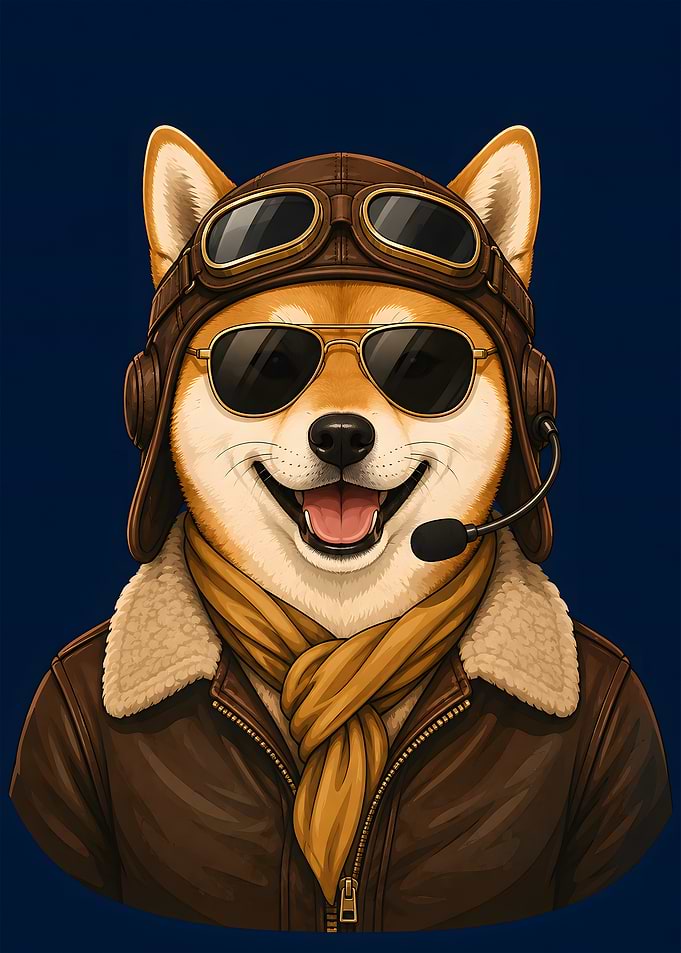 Shiba Inu Aviator Flight Officer