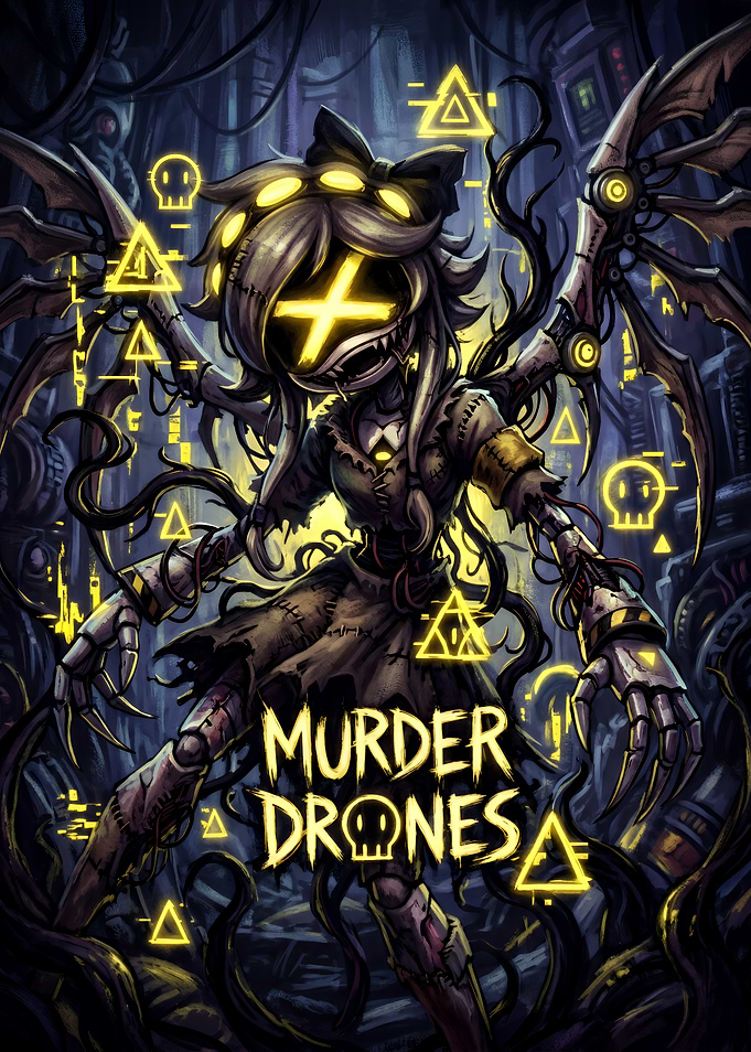 Cyn Murder Drones Digital Art Poster