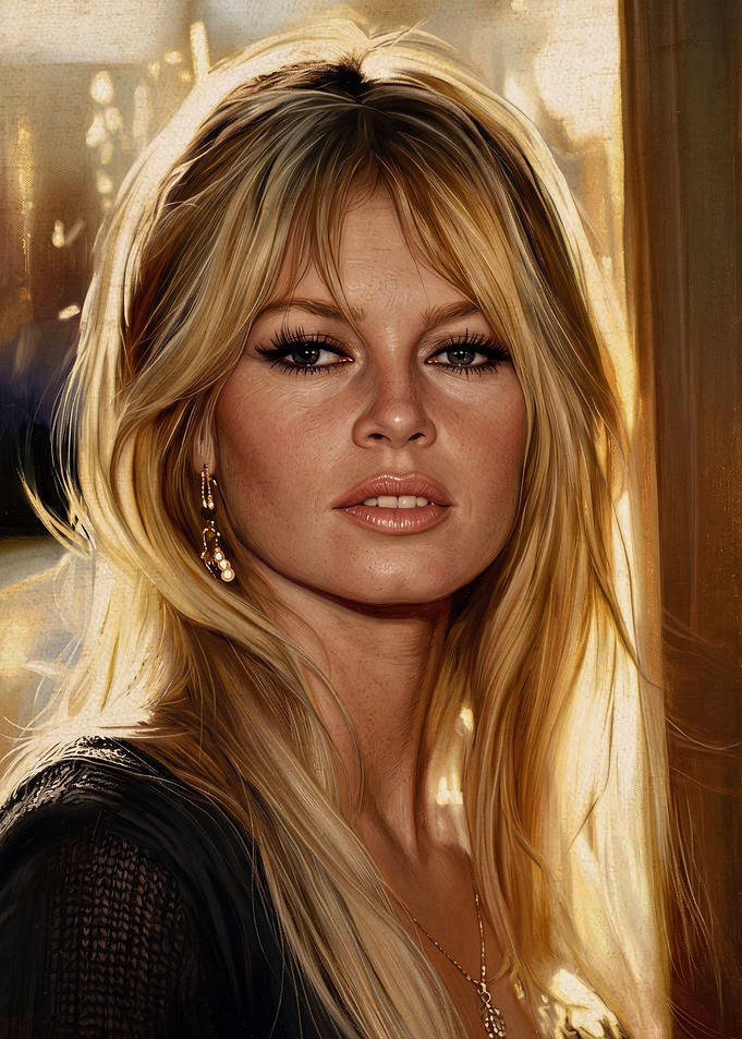 Portrait of Brigitte Bardot