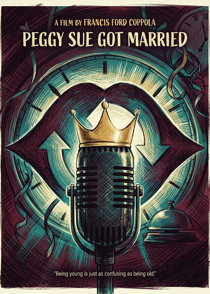 Peggy Sue Got Married Movie Drama Retro Poster