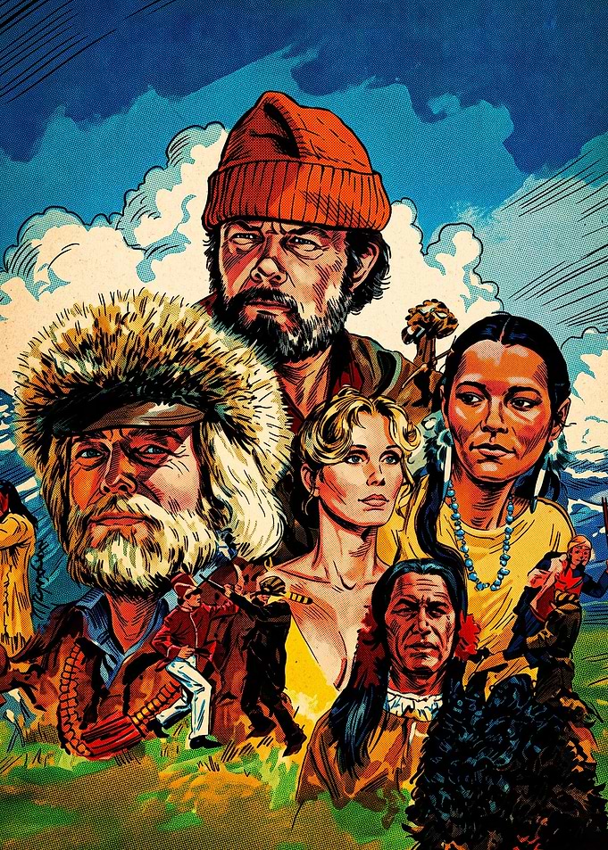 Centennial TV Series Vintage Poster Art