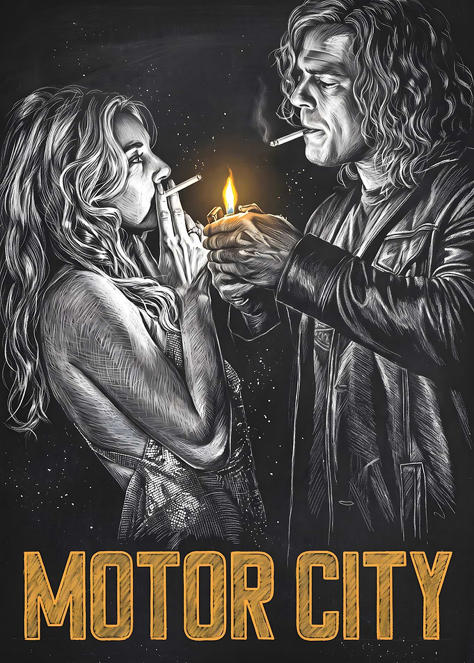 Motor City Cigarette Lighter Art