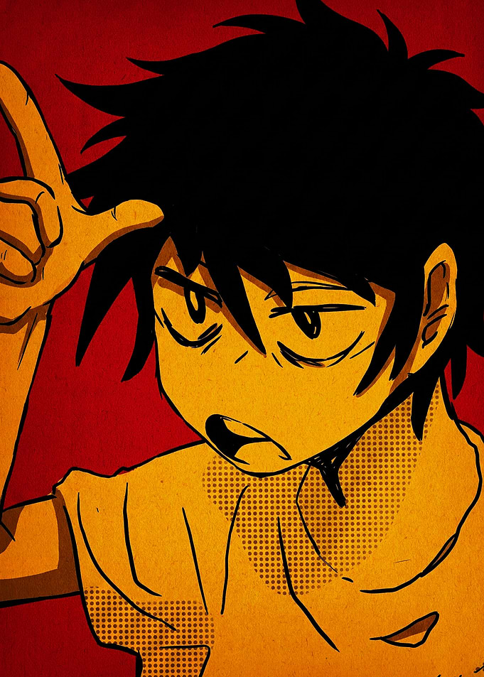 Anime Boy Making L Sign