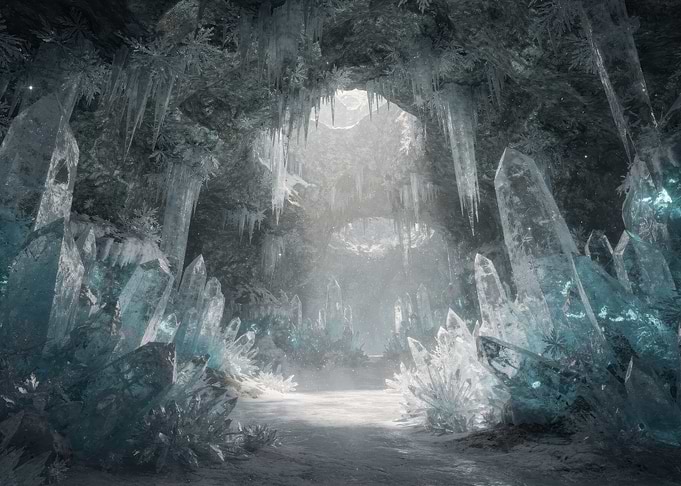 Enchanted Crystal Ice Cave