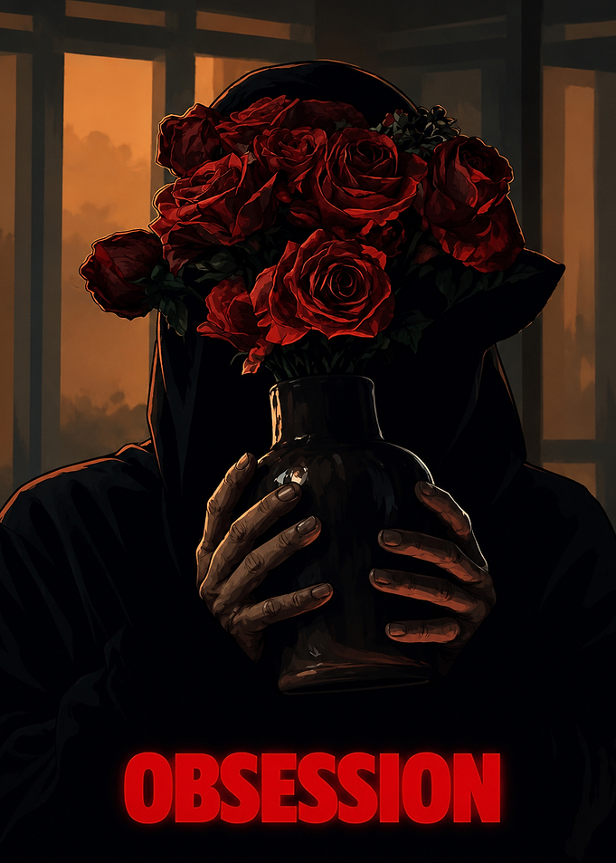 Obsession Dark Rose Art Print