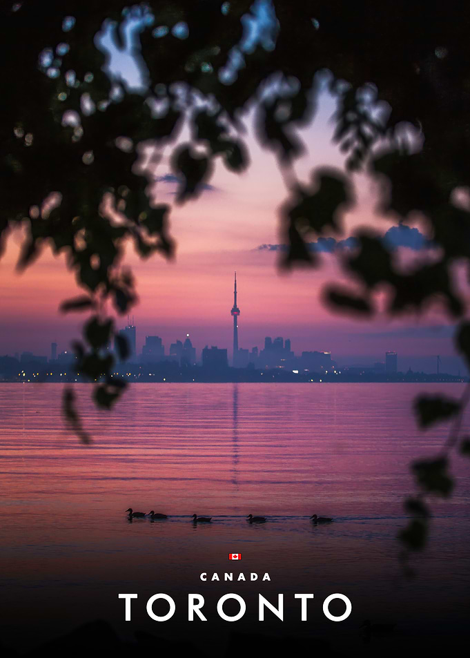 Toronto Skyline at Sunset