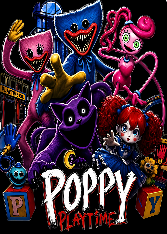 Poppy Playtime Characters Group Poster