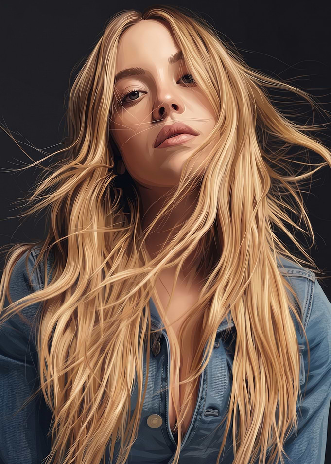 Portrait of Sydney Sweeney