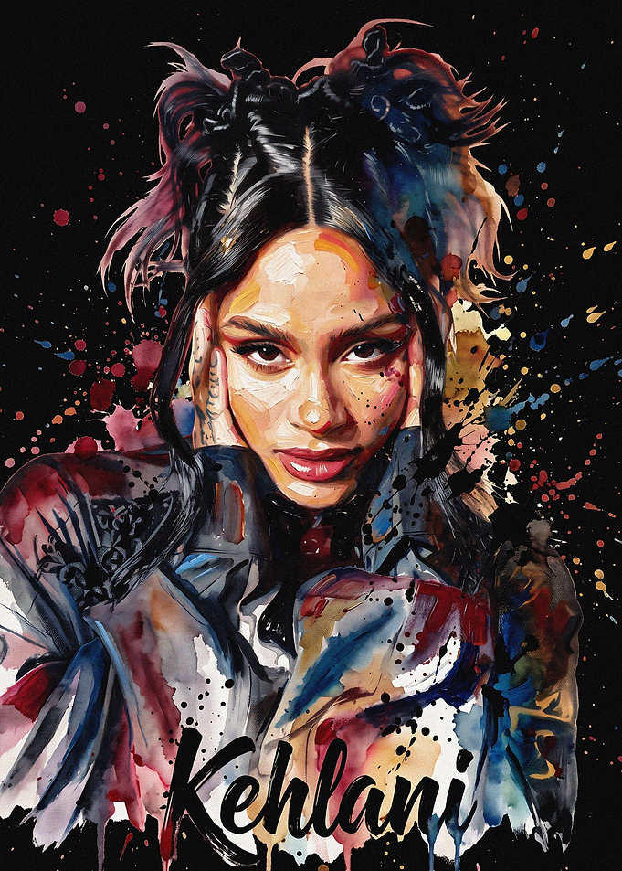 Kehlani Artistic Portrait