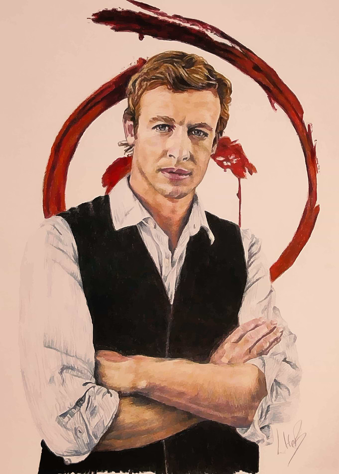 The Mentalist Patrick Jane Portrait