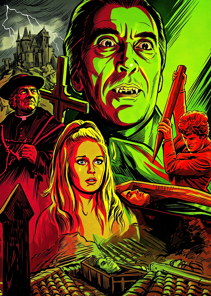 Hammer Horror Dracula Poster Art