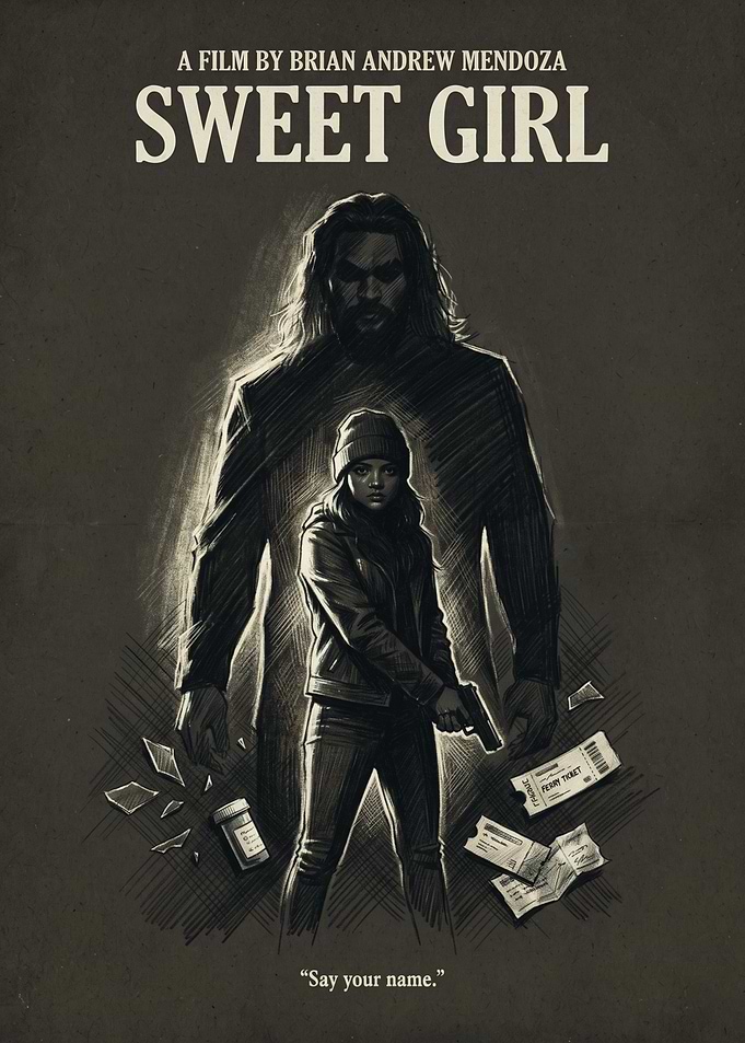 Sweet Girl Movie Action Thriller Retro Print