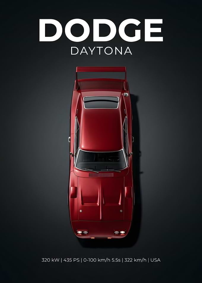Dodge Charger Daytona Poster