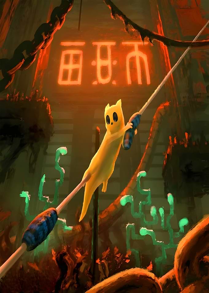 Rain World Slugcat Climbing