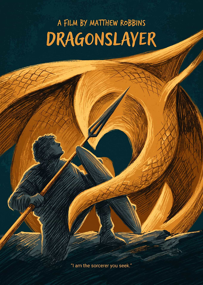 Dragonslayer Movie Fantasy Classic Wall Decor