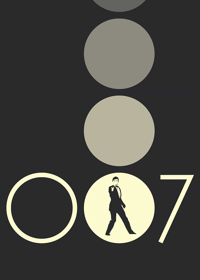 Minimalist James Bond 007